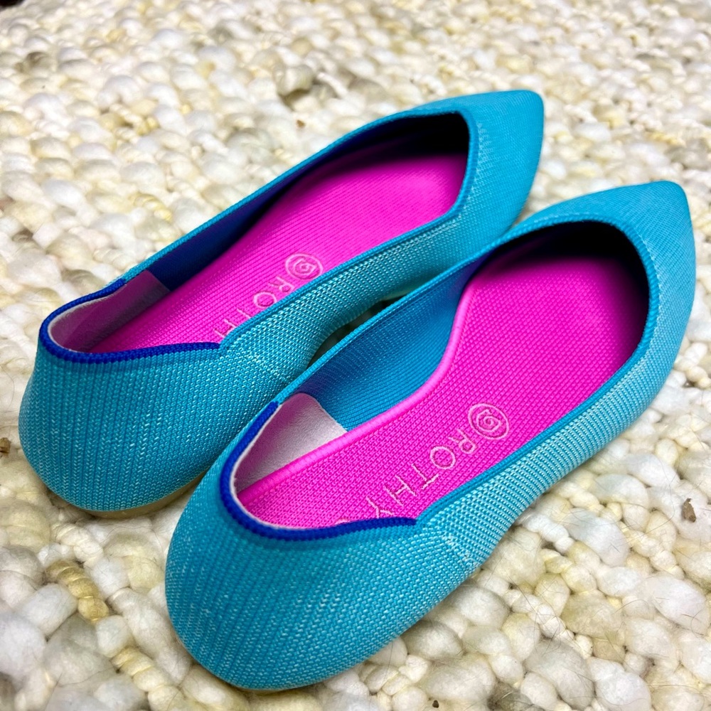 Rothy’s The Point in Island Blue